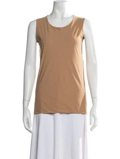 Pre-owned Jil Sander Scoop Neck Sleeveless Top In Neutral