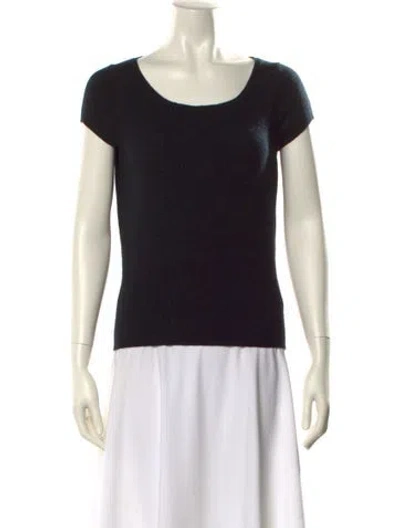 Pre-owned Jil Sander Scoop Neck Sweater In Black