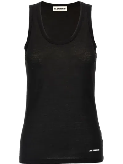 JIL SANDER SCOOP-NECK TANK TOP