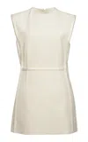 Jil Sander Sculpted Silk-blend Top In White