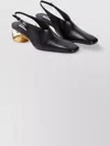 Jil Sander Sculptural Heel V-cut Pump