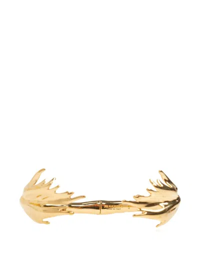 Jil Sander Sculptural-hand Bracelet In Gold