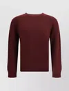 Jil Sander Seamless Sweater In Burgundy