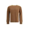 Jil Sander Seamless Sweater In Brown