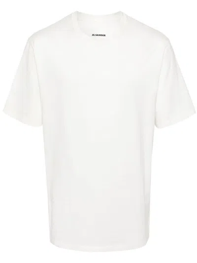 Jil Sander T恤  男士 颜色 白色 1 In White 1