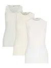 Jil Sander Set 3 Tank Top In White