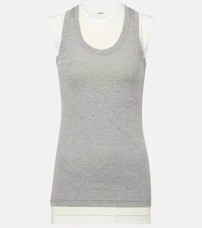 JIL SANDER SET OF 3 COTTON TANK TOPS