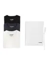 Jil Sander Set Of 3 Short-sleeved T-shirts In Multi