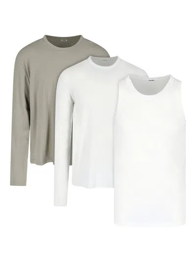 JIL SANDER SET OF T -SHIRTS AND TANKS TOP