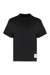 Jil Sander 3 T-shirt Pack With Logo Patch In Cotton Woman In Black