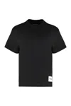 Jil Sander Organic Cotton 3 Pack T-shirt In Black