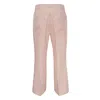 Jil Sander Sharp Wool Trousers In Pink
