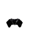 Jil Sander Shearling Collar In Black