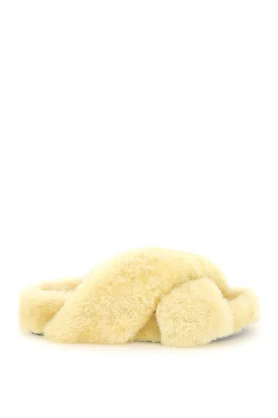JIL SANDER SHEARLING SANDAL