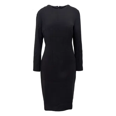 Pre-owned Jil Sander Sheath Dress - '10s In Black