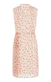 Jil Sander Sheer Midi Dress In Pink