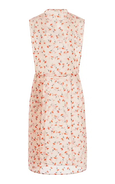 Jil Sander Sheer Midi Dress In Pink