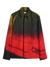 Jil Sander Casual Gradient Long Sleeve Shirt With Buttoned Cuffs