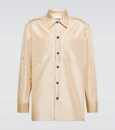 Jil Sander Shirt 33 Long-sleeve Shirt In Oat