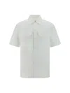 Jil Sander Short Sleeve Cotton Shirt With Classic Collar