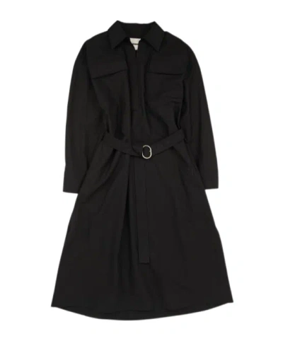 Jil Sander Shirt Dress In Black