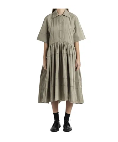 Jil Sander Shirt Dress In Nude