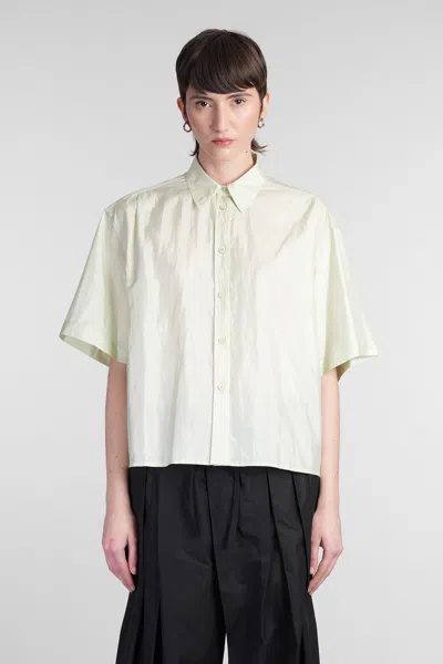 Jil Sander Shirt In Green Silk