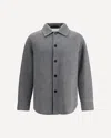 Jil Sander Men Shirt Jacket In Gray