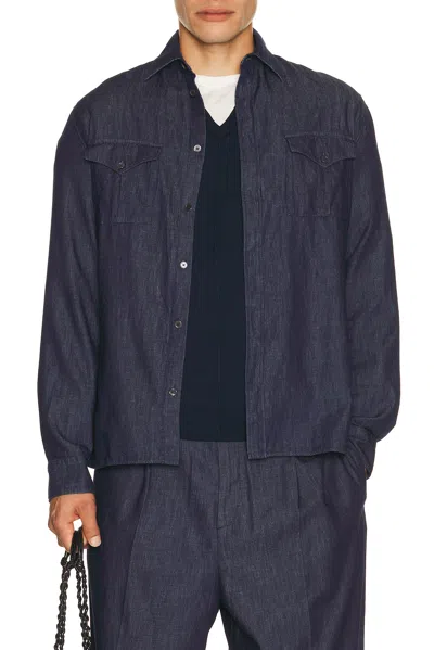 Jil Sander Shirt In Blue