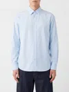 Jil Sander Concealed Button Shirt In Blue