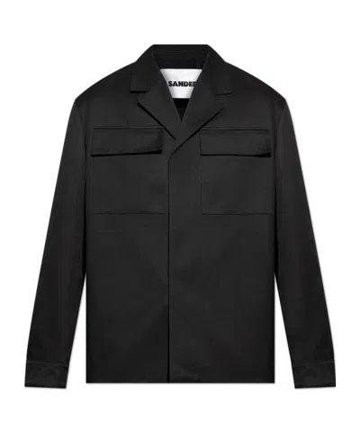 Jil Sander Wool Shirt In Multicolor