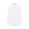 Jil Sander Oversized Long-sleeved Shirt In White