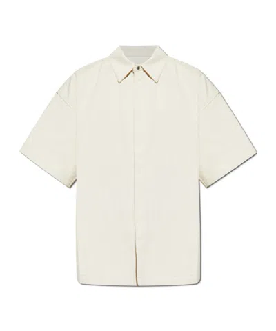Jil Sander Shirt With Logo In Cream