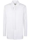 Jil Sander Refined White Cotton Shirt With Pointed Collar In White
