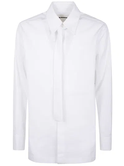 JIL SANDER JIL SANDER SHIRT WITH TIE CLOTHING
