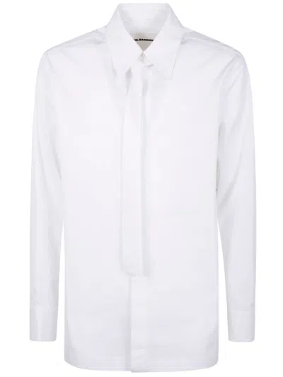 JIL SANDER JIL SANDER SHIRT WITH TIE