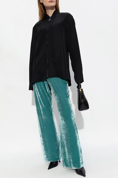 Jil Sander Shirt With Zip Fastening In Black