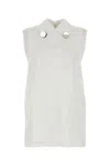 Jil Sander Sheer Blouse In 100