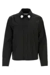 Jil Sander Cotton Shirt With Button Front And Cuff Buttons In Black