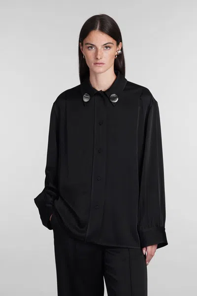 Jil Sander Shirt In Black Acetate