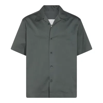 JIL SANDER SHIRTS BLUE AND GREEN