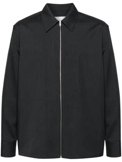 Jil Sander Shirts Grey In Black