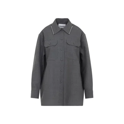 JIL SANDER SHIRTS GREY
