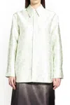 Jil Sander Silk Blend Printed Shirt In Multi