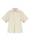 Jil Sander Women Heavy Cotton Shirt In Neutral