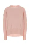 Jil Sander Pink Cashmere Oversize Sweater In Pink
