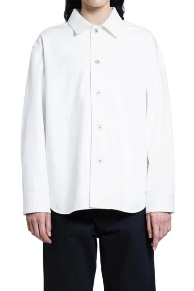 Jil Sander Buttoned Shirt In White