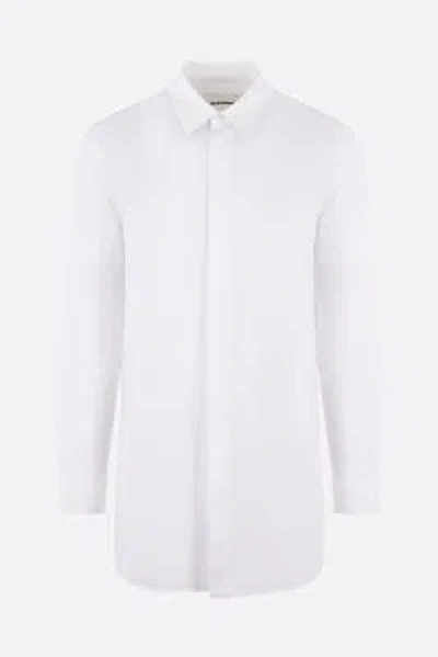 Jil Sander Buttoned Long In White