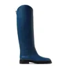 Jil Sander Almond-toe Knee-length Boots In 429