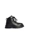Jil Sander Leather Ankle Boots Men In Black